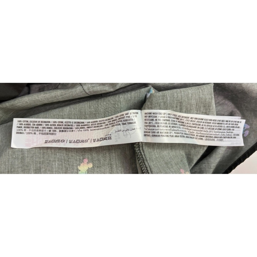 Disney Pride Collection Rainbow Mickey Mouse Black Button Shirt Small Unisex - Picture 8 of 10